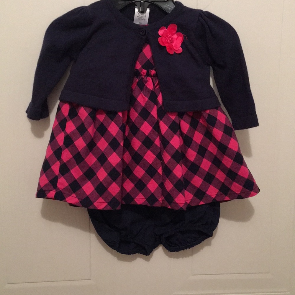 Baby Girls 3 Piece Dress Set